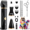 Cat Grooming Clippers Kit with Paw Trimmer, 3 in 1 Electric Pet