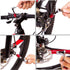 YBEKI Bike Repair Tool Kit - Bicycle Tool Set with Reversible Drive Ratchet, Chain Tool, and More