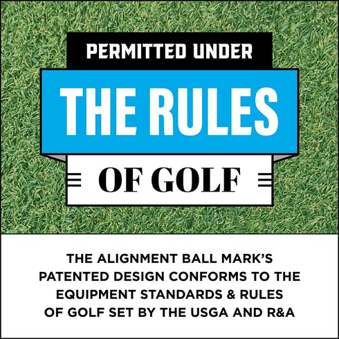 Golf Marker - Golf Accessories for Putting Aid, Golf Ball Alignment Tool for Accurate Putting