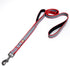 Pawtitas Heavy Duty Double Handle Dog Leash for Medium and Large Dogs, Ideal for Training, Red