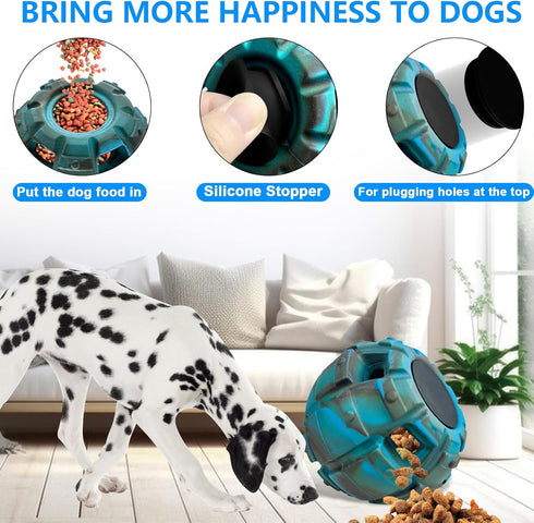 Frozen Yipetor Treat Dispensing Dog Toy - Large Chew Toy, Freezable Fillable Rubber, Reduces Anxiety, Easy to Clean