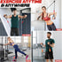 Resistance Bands, Exercise Bands with Door Anchor and Ankle Straps, Elastic Bands for Physical Therapy, Fitness Workout