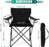 275lbs HaSteeL Camping Chair, Oversized Folding Lawn Chair for Adults, Foldable Camp Chair with Cup Holders Portable