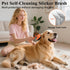 KYHSC 2PCS Self Cleaning Slicker Brush & Dog Comb - Skin Friendly Deshedding Grooming Tool for Dogs, Cats and Small