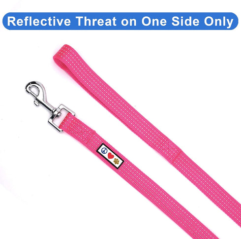 Pawtitas 6 FT Dog Leash - Comfortable Handle, Heavy Duty Training Leash
