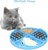 Lick Mat for Dogs and Cats, Slow Feeder Bowls for Dog Anxiety Relief, Blue Dog Enrichment Toys