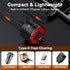 4 IPX6 Smart Bike Tail Light, Auto On/Off, Brake Sensing Rear Bike Light, USB C Rechargeable Bicycle Rear Light