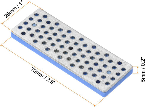 PATIKIL 70mm 360 Grit Coarse Ski Snowboard Diamond Stone, 2 Pack Ski Edge Sharpener Diamond Edge Files