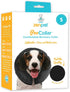 ZenPet Protective Inflatable Recovery Collar for Dogs and Cats - Soft E-Collar, Prevents Touching Stitches, Small