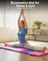 6.2 2.6 x ft Folding Gymnastics Mat, Five-Fold Tumbling Mat, Leather Exercise Mat for Tumbling, Yoga, Pilates