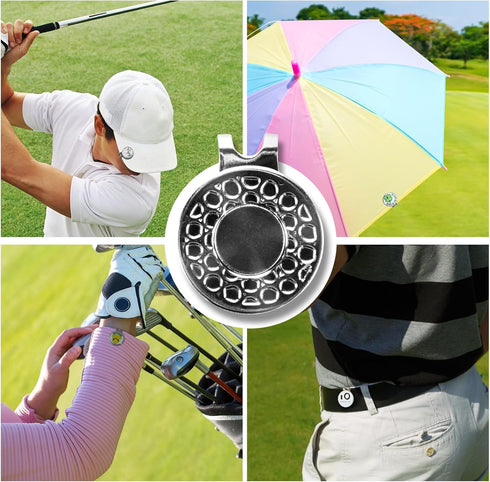 Pack 20/40, Amy Sport Strong Magnet Golf Ball Marker Hat Clip Value Compact & Durable Marker Holders Easily Attach