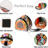 KAMEIOU Travel Carrier for Small Animals, Hedgehog, Hamster, Guinea Pig Pouch Bag with Detachable Strap