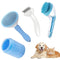 YQCBSU 4PCS Dog Grooming Kit, Self-Cleaning Slicker Brush for Shedding & Dematting, Pet