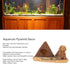 Aquarium Pyramid Decor, Resin Fish Tank Hiding Cave, Egyptian Aquarium Decorations Fish Tank Hideout Rocks