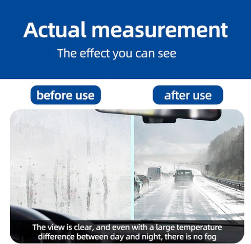 Generic 2 Pack Car Windshield Water Repellent & Anti-Fog Treatment, Quick & Easy Defogging Interior/Exterior Glass