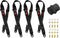 Universal 2 Point Adjustable Seat Belt Harness Kit for Go Kart, Club Golf Cart in Black (54-Inch with Installation