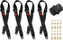 Universal 2 Point Adjustable Seat Belt Harness Kit for Go Kart, Club Golf Cart in Black (54-Inch with Installation