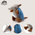 10 Hollypet Plush Dog Squeaky Toy Stuffed Armadillo Animal Pet Puppy Chew Toys with Clean Teeth for Small Medium Large