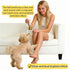 7.09 Inch 3 Dog Doorbell for Potty Training, Wall Mounted Bronze Bell with White Metal Bracket, Height, Includes