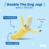 2 1 Barkbox Dog Toy in Interactive, Plush Exterior with Squeaker & Crinkle Material, Tearable Dog Toy with Squeaky