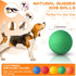 15 Pack 2.4 Inch Hiboom Natural Rubber Tennis Balls for Dogs Catching Pet Dog Balls for Fetch Training Interactive High