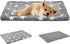EMPSIGN Dog Bed Mat - Reversible Machine Washable Crate Pad for Large Medium Small Dogs, Grey