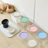 10 Pieces Whisker Fatigue Cat Bowls, 5.7 Inch Shallow Dishes for Food and Water, Wheat Straw Cat Dishes (10Pcs, Round)