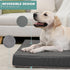 Vonabem Waterproof Dog Beds for XL Large Dogs, Washable with Removable Cover, Orthopedic Foam Pet Bed, Anti-Slip 42 inch