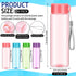 Sunnychicc 24 Pack 500 ml Summer Water Bottles for Students Portable Sports Water Bottle Kids Student Gifts from