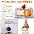 4 Pack Ultra Soft Dog Cat Bed Mat, Cozy Washable Reversible Fleece with Cute Prints, 13 x 10 Inches, Light Gray