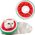 ANWA Adjustable Cat Cone Collar, Soft Cute Donut Collar for After Surgery, Kitten Recovery Cones