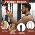 Wshxjzyay Portable Hangboard, Climbing Hangboard, Dual-Pocket Grip Blocks for Finger Strength, Power, and Forearm