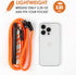 Slip Lead Dog Leash, 6FT Durable Nylon Braided Rope with Metal Stopper & Comfortable Leather Handle, Orange