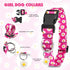 Ayaseen Dog Collar Gift for Small Medium Large Dogs, Cute Floral Pink Collar with Pendant Adjustable Soft Flower Daisies