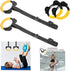 SquEqu Kids Gymnastic Rings with Adjustable Straps Pull up Olympic Rings for Kids Pull Up Bar Doorway Chin up Bar