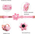 Lionheart Glory Valentine's Day Dog Collar with Flower, Pink Dog Collar with Bowtie for Small Dogs