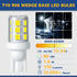 T10 Bulb 12-24V, 6000K Sailboat (2PCS) Wedge Base Boat Light LED White Marine Navigation Lights Replacement for Anchor