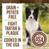 Merrick Fresh Kisses Natural Dental Chews, 6 ct. Bag, Infused With Coconut And Botanical Oils for Medium Dogs