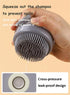 Dog Cat Bath Brush, Pet Shower Massage Brush with Soap Shampoo Dispenser, Multifunctional Rubber Cleaning Brush for