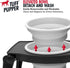 Tuff Pupper Elevated Dog Bowl - Single Raised Bowl Holds 80oz/12cups Food/Water, Collapsible Travel Bowl for Easy