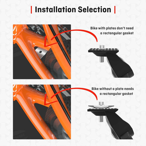 HENMI Adjustable Bike Kickstand for Adult Bikes, Non-Slip Sole, Aluminum Alloy for Most 24"-29" Mountain/Trek Bikes