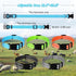 5 Pack Reflective Goat Collars with Bells, Adjustable Nylon Collar Set for Small Farm Animals, Loud Bronze Bell for