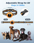 2-in-1 Smart Dog Shock Collar & Bark Collar with 3300FT Remote, IP67 Waterproof (Orange)