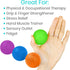 Vive Squeeze Balls for Hand Therapy, Exercise, Arthritis (w/Rehab Video App) - Grip Strengthener Occupational Equipment