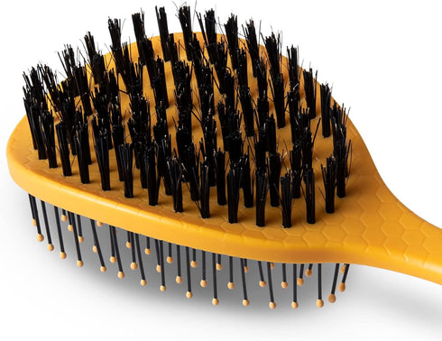 Burt's Bees for Pets Double Sided Brush for Large Dogs, 2-in-1 Grooming Brush Made from Recycled Plastics