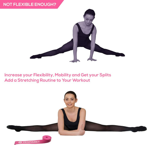 Zenmarkt Ballet Stretch Bands for Flexibility and Strength, Ideal Dance Equipment for Gymnastics, Cheerleading