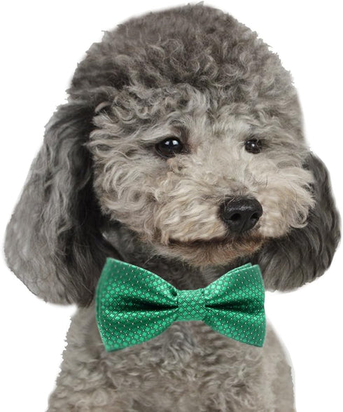 YOY Handcrafted Adorable Pet Bow Ties, 6-Pack Adjustable Neck Tie 10"-17" for Dogs and Cats