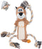 Squeaky Dog Toys, Interactive Durable Rope-Infused Lion Shape Chew Toys for All Dog Sizes