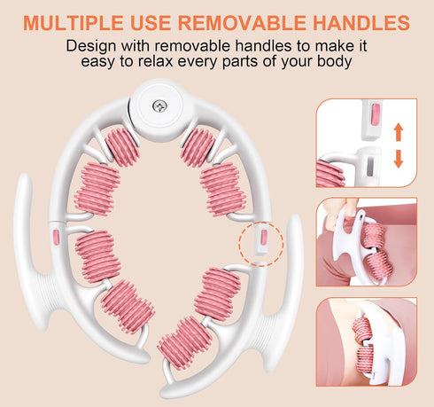 KESHWELL Massage Roller, Cellulite Massage Tool,Cellulite Remover for Legs,Foam Muscle Roller for Deep Relax,Manual