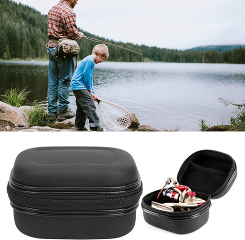 Vbestlife Fishing Reel Bag, Protective EVA Cover for Spinning Fishing Reel